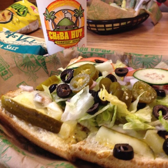Photo taken at Cheba Hut Toasted Subs by Kathleen M. on 6/10/2012