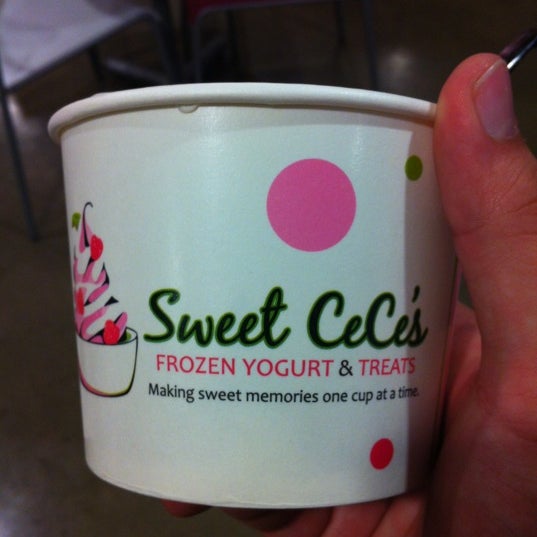 Photo taken at Sweet CeCe&#39;s Frozen Yogurt and Treats by Mitch H. on 4/16/2012