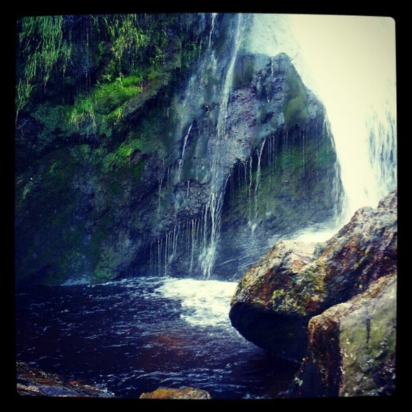 7/22/2012 tarihinde Angeline B.ziyaretçi tarafından Powerscourt Waterfall'de çekilen fotoğraf