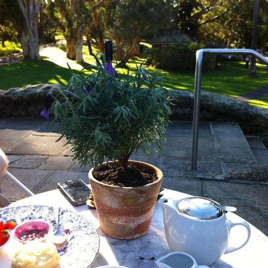 Photo taken at Vaucluse House Tearooms by Greg on 7/14/2012