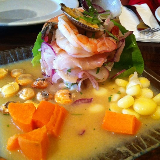 Photo taken at Sazón - Peruvian Cuisine by Chester N. on 8/4/2012