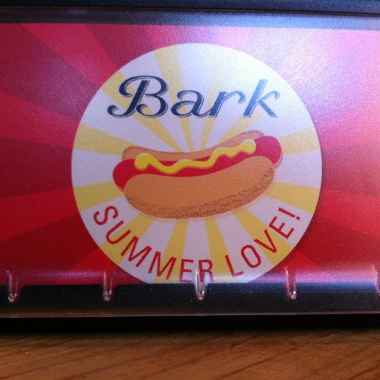 Photo taken at Bark Hot Dogs by James B. on 6/16/2012
