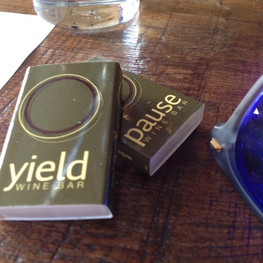 Photo taken at Yield Wine Bar by Jason on 6/21/2012