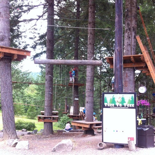 Photo taken at Tree to Tree Adventure Park by Chris C. on 7/19/2012