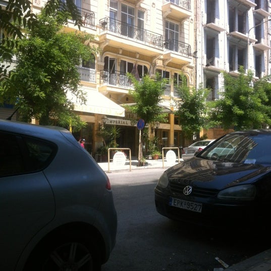 Foto tirada no(a) a.d. Imperial Palace Hotel Thessaloniki por Kopfkinoistin em 6/10/2012