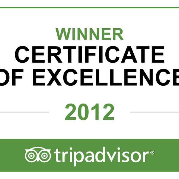 Certificate of excellence on Trip Advisor 2012! Stay in the best of Kelowna