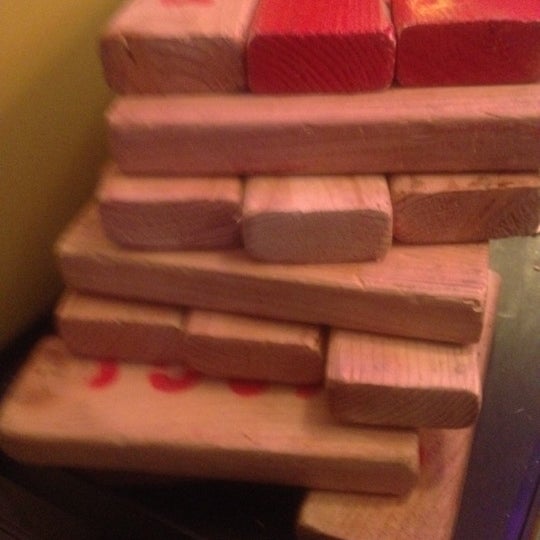 You have to play jenga!  They have regular and big blok.