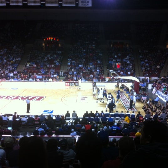 Photo taken at Mullins Center by Camilla R. on 2/22/2012