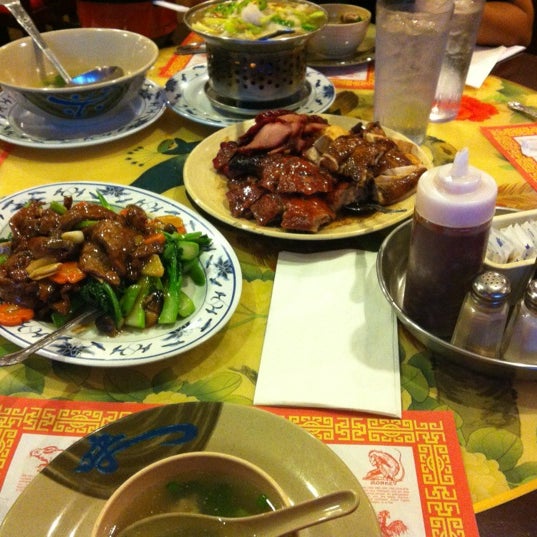 Photo taken at Din Ho Chinese BBQ by Alex L. on 5/8/2012