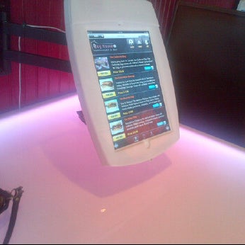 Great service!! Cool ipad menu and light up tables :)