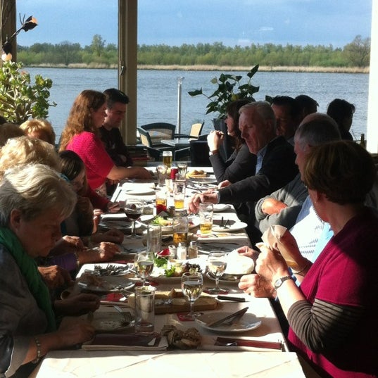 Photo taken at Het Panorama Restaurant/Grand-Café by Guido V. on 4/22/2012