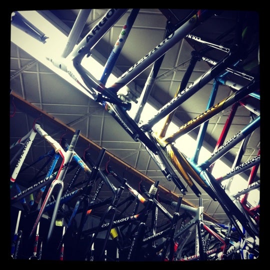 Photo taken at R&amp;A Cycles by Kate on 3/10/2012