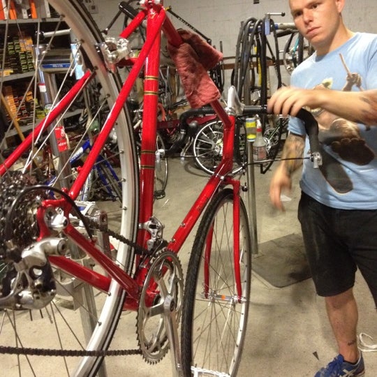 Photo taken at Red Lantern Bicycles by Deco on 7/18/2012
