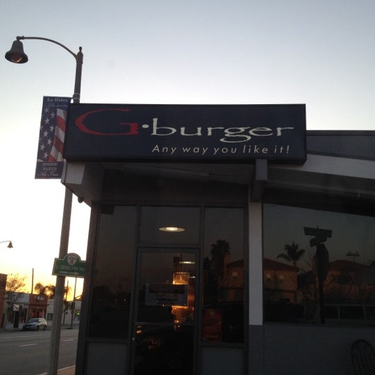 Photo taken at G Burger by Jonathan S. on 3/9/2012