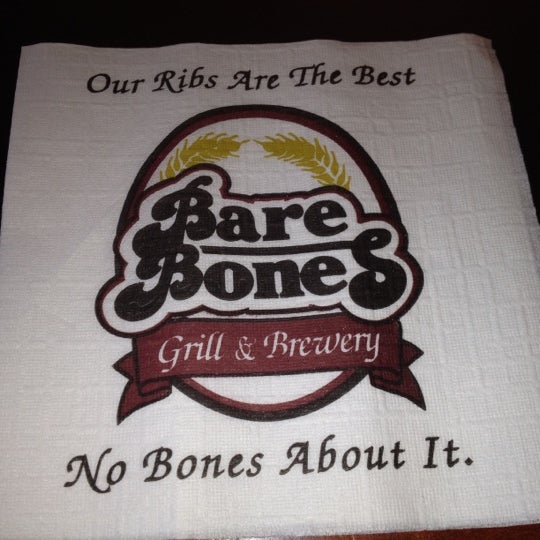 Photo taken at Bare Bones Grill &amp; Brewery by Jamie F. on 5/19/2012