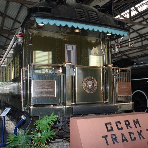 Home of Ferdinand Magellan - U.S. Car No. 1, the first passenger railcar built for a President since the one made for Lincoln in 1865. It was used by FDR, Truman, Eisenhower, and briefly by Reagan.[