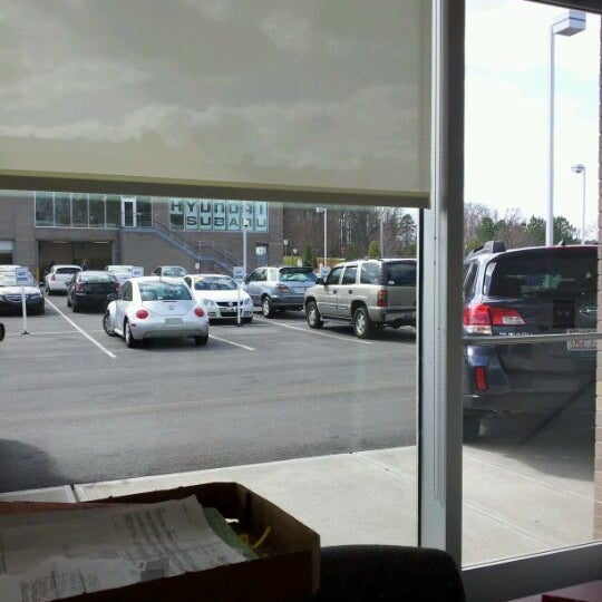 Photo taken at Johnson Hyundai of Apex by superdavefv on 3/7/2012