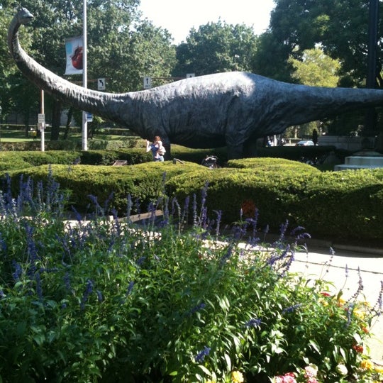 Photo taken at Dippy the Dinosaur (Diplodocus carnegii) by Stephanie K. on 8/23/2012