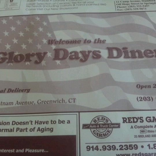Photo taken at Glory Days Diner by Xavier S. on 7/22/2012