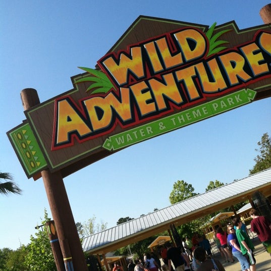 Photo taken at Wild Adventures Theme Park by Jeff D. on 4/14/2012