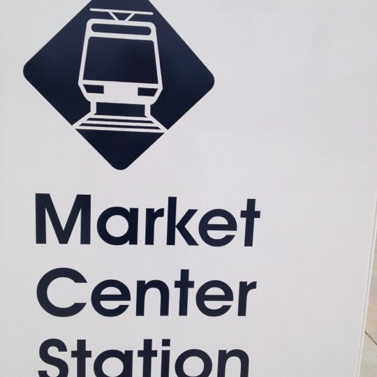 Photo taken at Market Center Station (DART Rail) by Robert P. on 4/26/2012