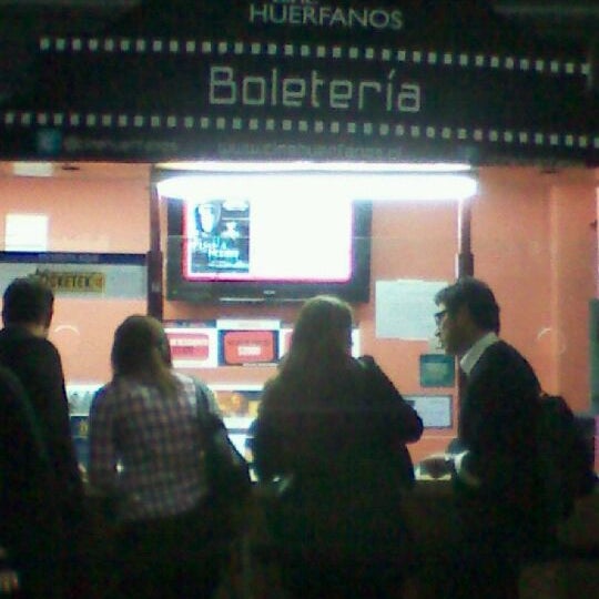 Photo taken at Cine Huérfanos by Flo N. on 5/2/2012