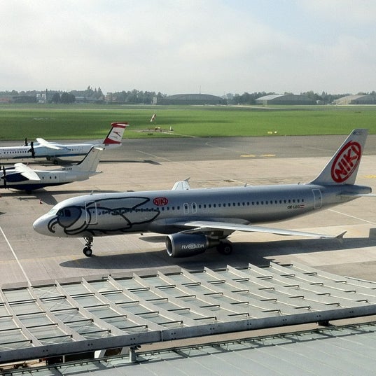 Photo taken at Airport Linz (LNZ) by Hawkeye on 9/7/2012
