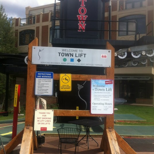 Photo taken at Town Lift Base by Diane B. on 8/30/2012