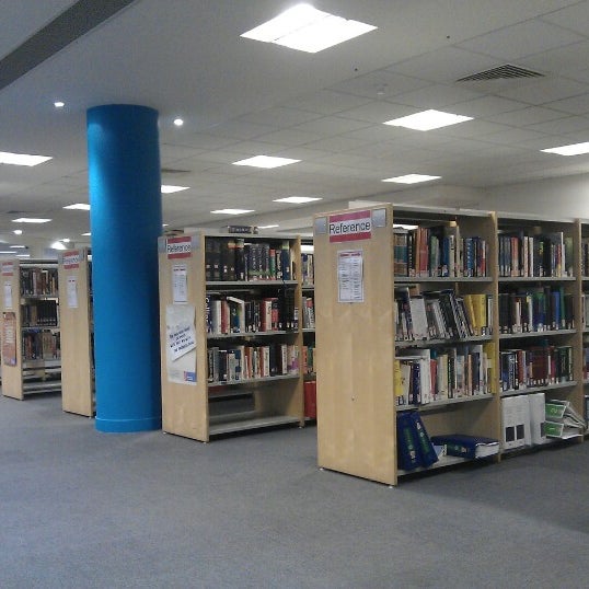 Photo taken at Hackney Central Library by Alice F. on 7/31/2012
