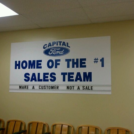 Photo taken at Capital Ford by William B. on 2/6/2012