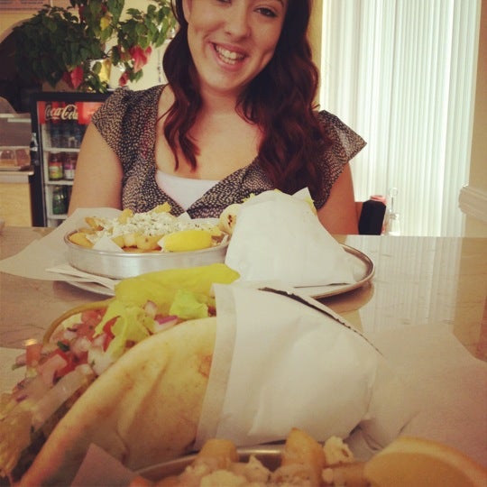 Photo taken at The Great Greek Mediterranean Cafe by Kylee on 7/12/2012