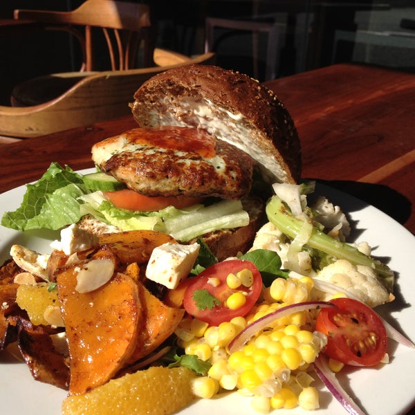 try the roast butternut, cinamon, orange and almond flake salad