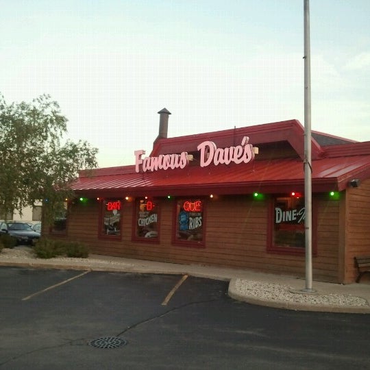 Photo taken at Famous Dave&#39;s by Jake B. on 7/21/2012
