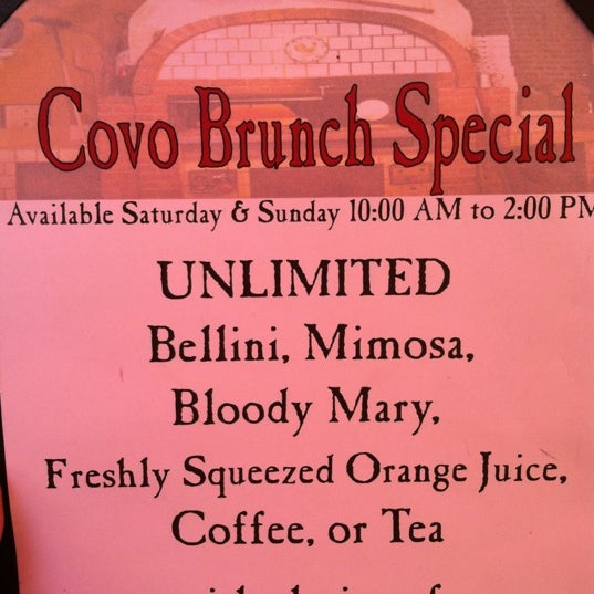 Photo taken at Covo Trattoria by Erika D. on 5/27/2012