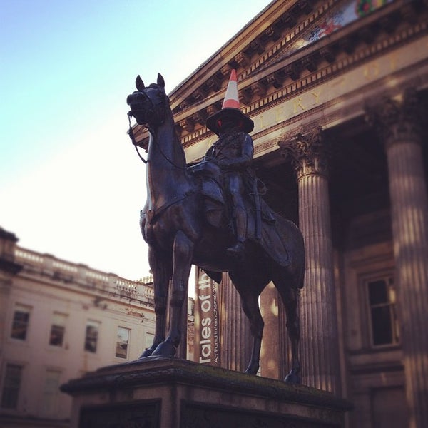 Photo taken at Royal Exchange Square by Bear Who on 4/18/2012