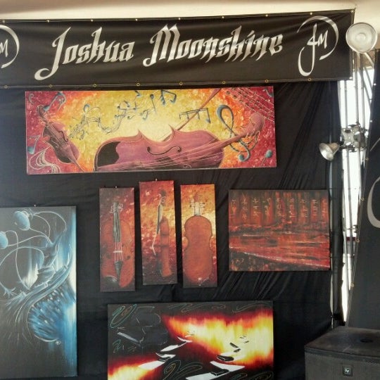 Joshua Moonshine Spray Paint Show Art Gallery in Wildwood
