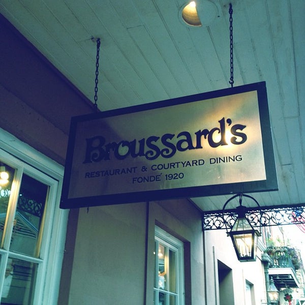 Photo taken at Broussard&#39;s Restaurant &amp; Courtyard by David F. on 3/16/2012