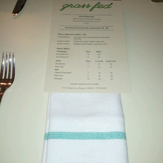 Photo taken at Grass Fed by Bre F. on 7/11/2012