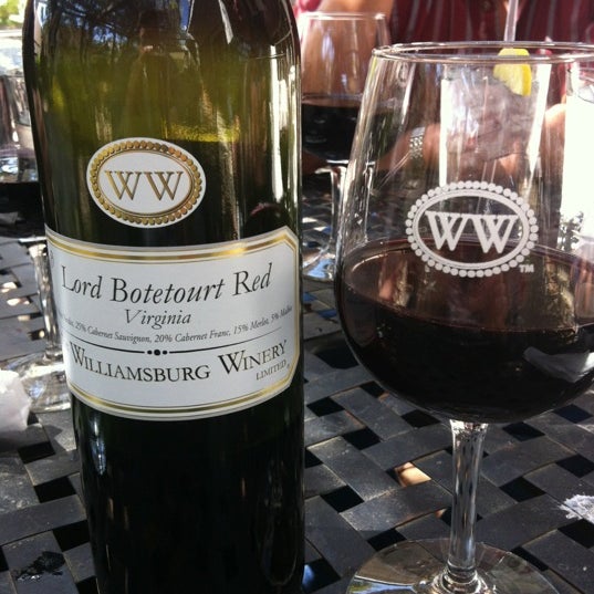 Photo taken at The Williamsburg Winery by Kathy A. on 4/13/2012