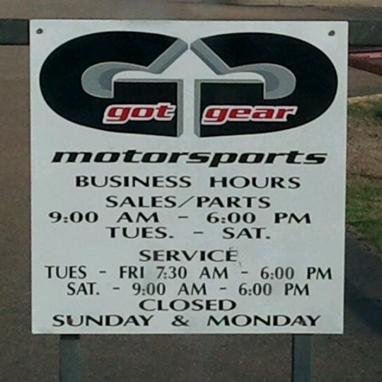 Got Gear Motorsports >> Got Gear Motorsports Motorsports Shop Got Gear Motorsports >> Got Gear Motorsports Motorsports Shop