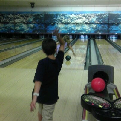 Photo taken at Memory Lanes and the Flashback Cafe by Sarah L. on 6/8/2012
