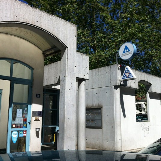 Photo taken at Geneva Hostel by Moira W. on 6/14/2012