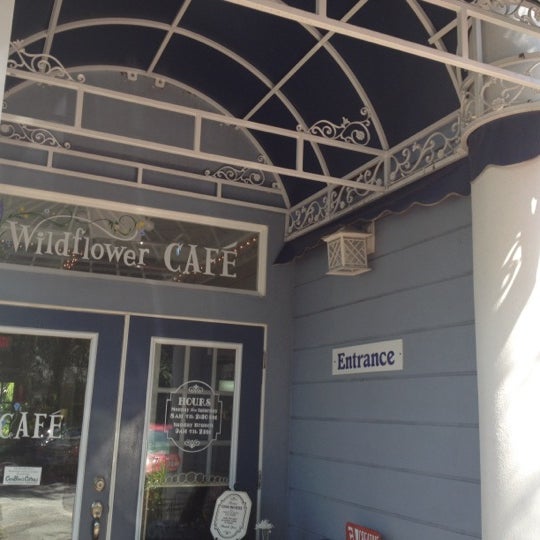 Photo taken at Wildflower Cafe by Sarah P. on 7/15/2012