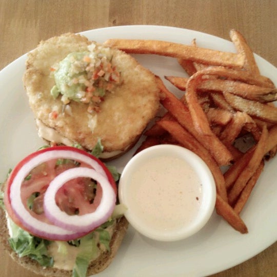 Photo taken at Veggie Grill by Tracy G. on 6/21/2012
