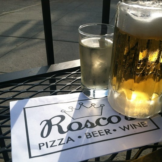 Photo taken at Rosco&#39;s Pizza by Rachael A. on 7/10/2012