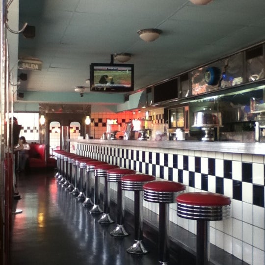 Photo taken at TRIXIE American Diner by Diego G. on 3/11/2012