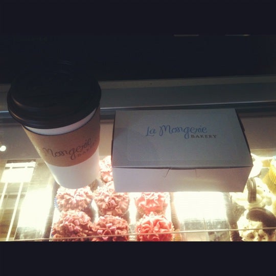 Photo taken at La Mongerie Bakery by Janelle B. on 7/19/2012