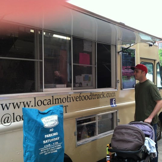 Photo taken at Localmotive Food Truck by Erin O. on 5/12/2012