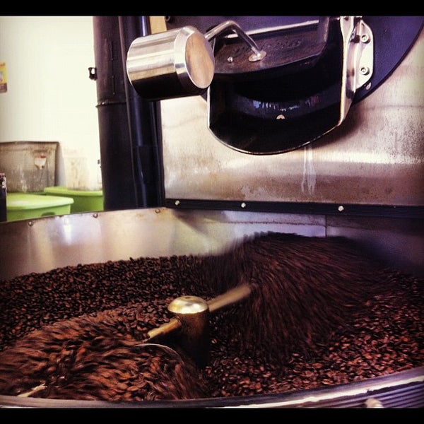 Photo taken at Blanchard&#39;s Coffee Co. Roast Lab by S R. on 4/6/2012