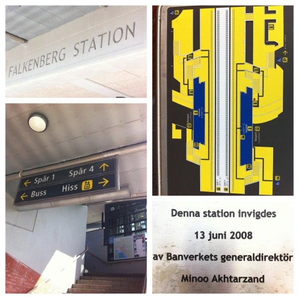 Photo taken at Falkenberg Station by Christian D. on 8/16/2012